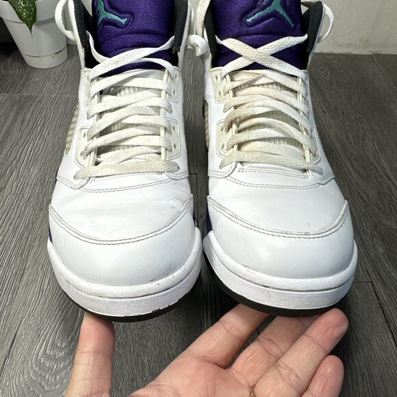 Jordan 5 Retro Grape 2013 Size 10.5 Sneakers 136027-108 main image 8